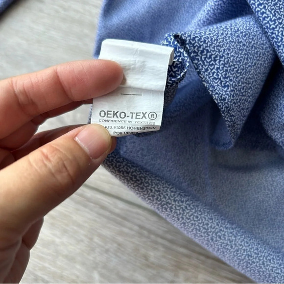 Michael Kors OEKO-TEX Non  Iron Printed Slim Fit Dress Shirt - Picture 10 of 14